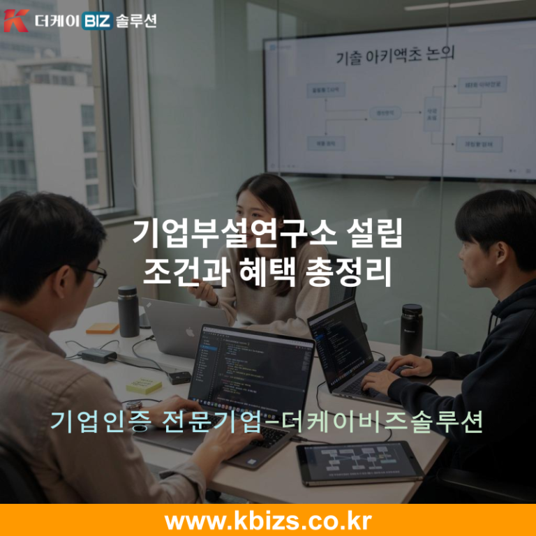 기업부설연구소 설립 조건과 혜택 총정리