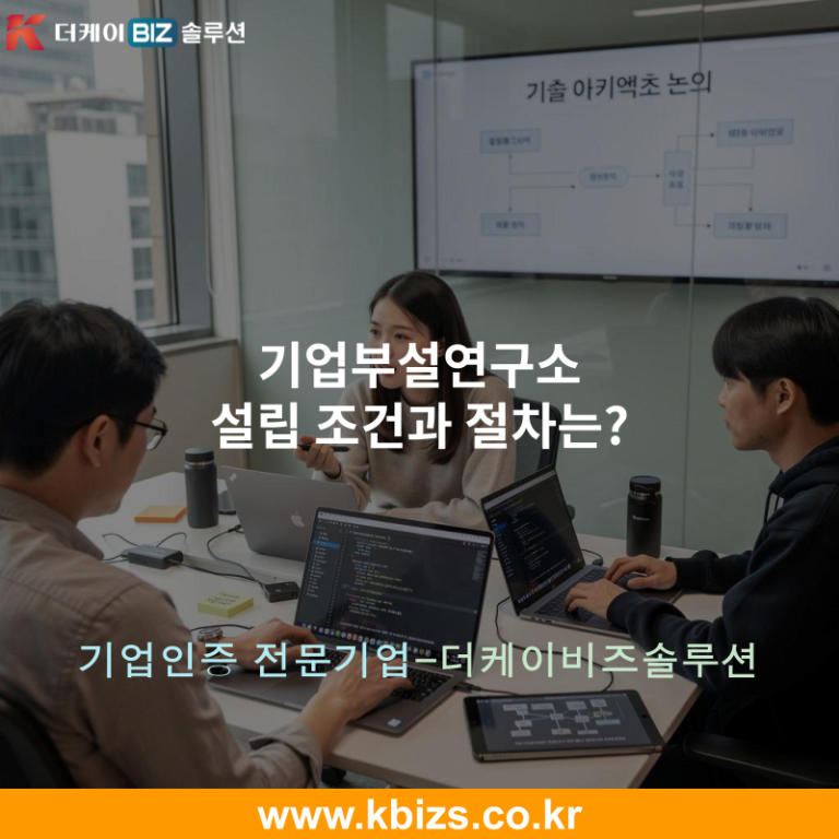 기업부설연구소 설립 조건과 절차는?